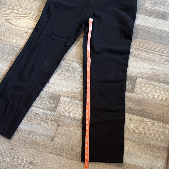 Coral Bay Black Straight-Leg Pants Size 8P - Picture 6 of 10